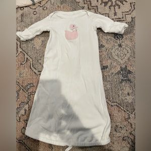 JJ Newborn Gown with Drawstring
